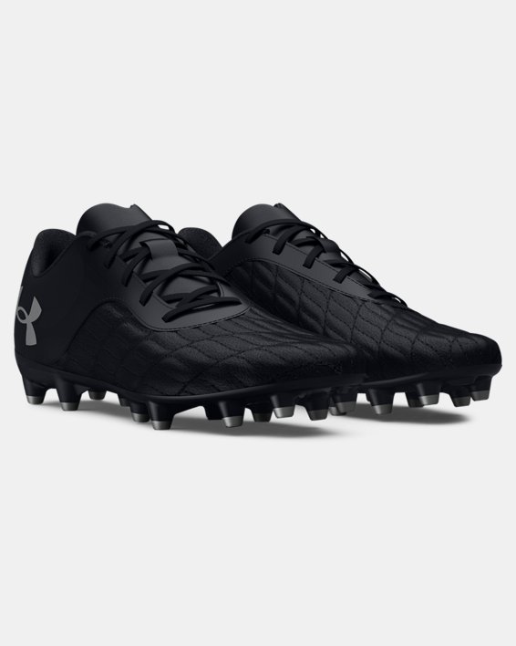 Unisex UA Magnetico Select 3 FG Soccer Cleats in Black image number 3